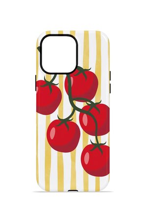 iPhone 14 Pro Vorian Çift Katmanlı Kılıf Tomato Market Stripe