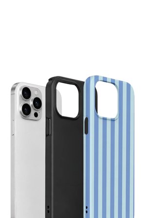 iPhone 14 Pro Vorian Çift Katmanlı Kılıf Blue Gelato Stripe