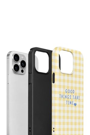 iPhone 14 Pro Vorian Çift Katmanlı Kılıf Good Things Gingham