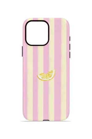 iPhone 15 Pro Vorian Çift Katmanlı Kılıf Lemon Charm Pink