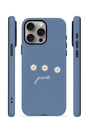 iPhone 15 Pro Vorian Çift Katmanlı MagSafe Kılıf June Daisy Blue
