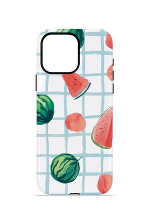 iPhone 15 Pro Vorian Çift Katmanlı Kılıf Watermelon Grid