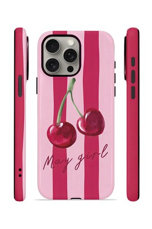 iPhone 15 Pro Max Vorian Çift Katmanlı Kılıf Cherry Girl