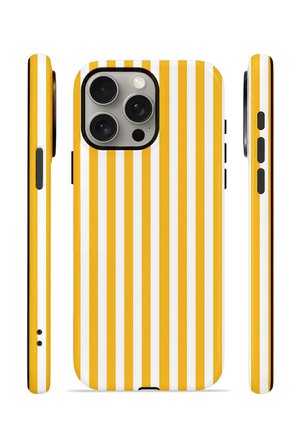 iPhone 15 Pro Max Vorian Çift Katmanlı Kılıf Golden Pinstripe