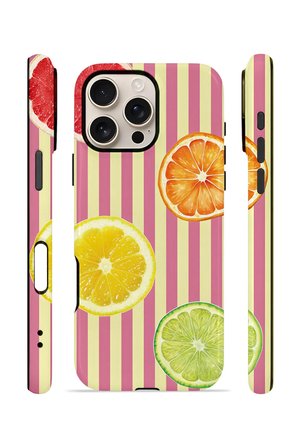 iPhone 16 Pro Vorian Çift Katmanlı MagSafe Kılıf Citrus Fiesta Stripe