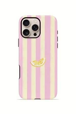 iPhone 16 Pro Vorian Çift Katmanlı Kılıf Lemon Charm Pink