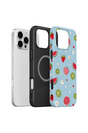 iPhone 16 Pro Vorian Çift Katmanlı MagSafe Kılıf Fruit Confetti Sky