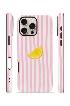 iPhone 16 Pro Max Vorian Çift Katmanlı Kılıf Pink Lemon Drop