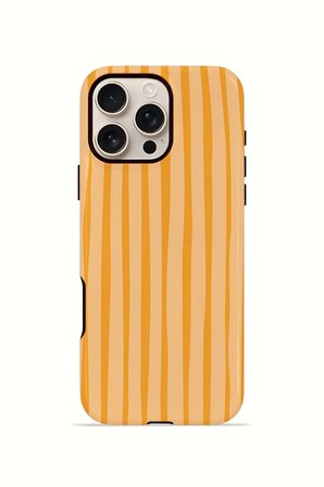 iPhone 16 Pro Max Vorian Çift Katmanlı Kılıf Golden Hour Stripe