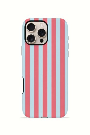 iPhone 16 Pro Max Vorian Çift Katmanlı Kılıf Poolside Candy Stripe