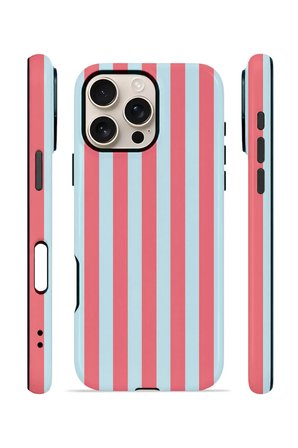 iPhone 16 Pro Max Vorian Çift Katmanlı Kılıf Poolside Candy Stripe