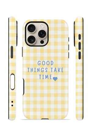 iPhone 16 Pro Max Vorian Çift Katmanlı Kılıf Good Things Gingham