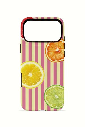 iPhone 17 Pro Vorian Çift Katmanlı Kılıf Citrus Fiesta Stripe