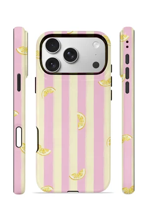 iPhone 17 Pro Vorian Çift Katmanlı Kılıf Pink Lemon Parade