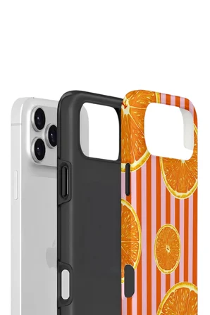 iPhone 17 Pro Vorian Çift Katmanlı Kılıf Sunset Orange Grove