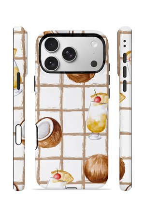 iPhone 17 Pro Vorian Çift Katmanlı Kılıf Coconut Cabana