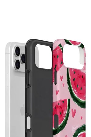 iPhone 17 Pro Vorian Çift Katmanlı Kılıf Watermelon Hearts