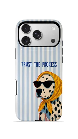 iPhone 17 Pro Vorian Çift Katmanlı Kılıf Trust The Process Dalmatian