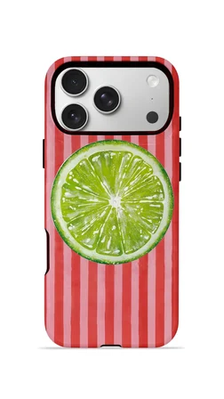 iPhone 17 Pro Max Vorian Çift Katmanlı Kılıf Lime Slice Pop
