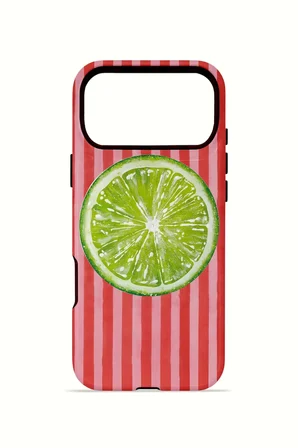 iPhone 17 Pro Max Vorian Çift Katmanlı Kılıf Lime Slice Pop