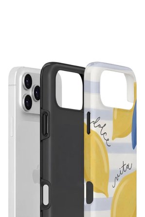 iPhone 17 Pro Max Vorian Çift Katmanlı Kılıf Dolce Vita Lemon