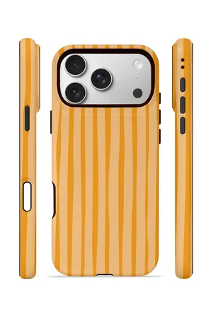 iPhone 17 Pro Max Vorian Çift Katmanlı Kılıf Golden Hour Stripe