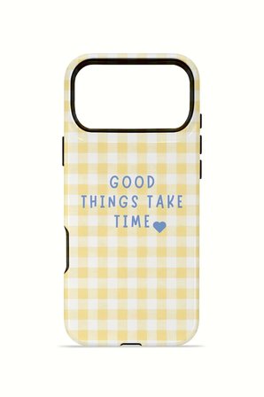 iPhone 17 Pro Max Vorian Çift Katmanlı Kılıf Good Things Gingham