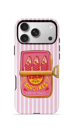 iPhone 17 Pro Max Vorian Çift Katmanlı Kılıf Sardine Club Pink