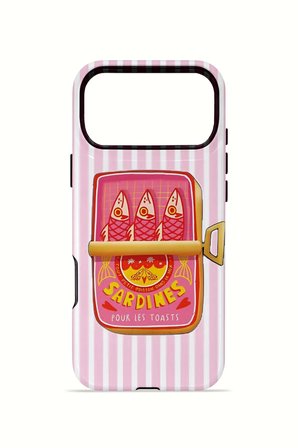 iPhone 17 Pro Max Vorian Çift Katmanlı Kılıf Sardine Club Pink