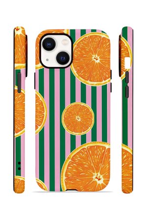 iPhone 14 Plus Vorian Çift Katmanlı Kılıf Orange Grove Cabana