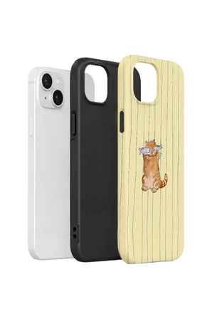 iPhone 14 Plus Vorian Çift Katmanlı Kılıf Flower Crown Dachshund