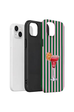 iPhone 15 Plus Vorian Çift Katmanlı Kılıf Pink Citrus Cocktail