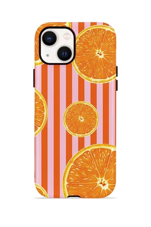 iPhone 15 Plus Vorian Çift Katmanlı Kılıf Sunset Orange Grove