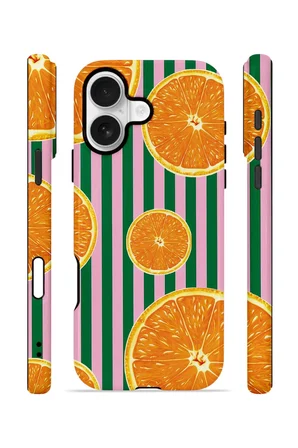 iPhone 16 Plus Vorian Çift Katmanlı Kılıf Orange Grove Cabana