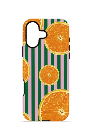 iPhone 16 Plus Vorian Çift Katmanlı Kılıf Orange Grove Cabana