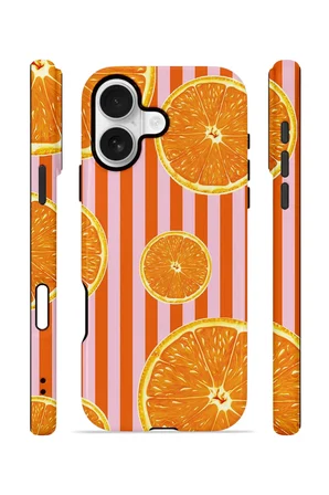 iPhone 16 Plus Vorian Çift Katmanlı Kılıf Sunset Orange Grove