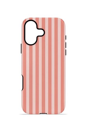 iPhone 16 Plus Vorian Çift Katmanlı Kılıf Coral Riviera Stripe