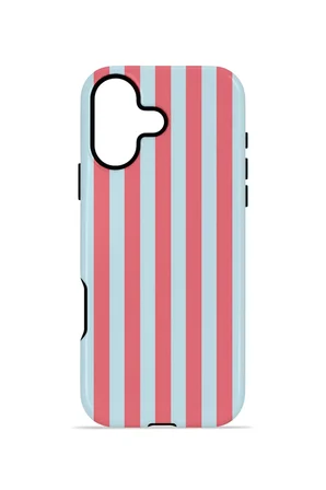 iPhone 16 Plus Vorian Çift Katmanlı Kılıf Poolside Candy Stripe