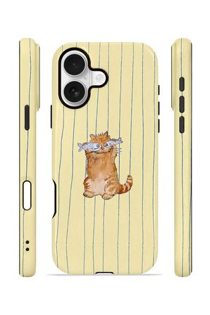 iPhone 16 Plus Vorian Çift Katmanlı Kılıf Flower Crown Dachshund