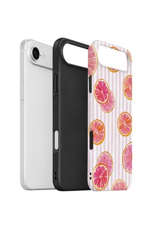 iPhone 17 Air Vorian Çift Katmanlı Kılıf Pink Grapefruit Garden