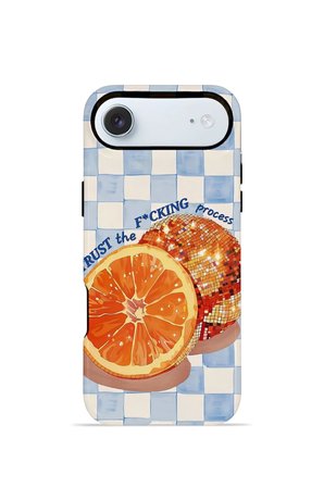iPhone 17 Air Vorian Çift Katmanlı Kılıf Orange Press Collage