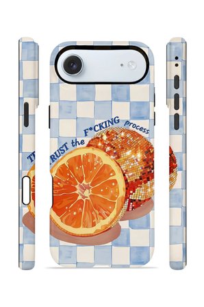 iPhone 17 Air Vorian Çift Katmanlı Kılıf Orange Press Collage