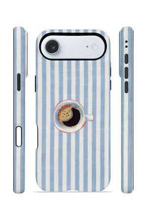 iPhone 17 Air Vorian Çift Katmanlı Kılıf Morning Coffee Stripe