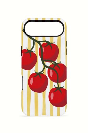 iPhone 17 Air Vorian Çift Katmanlı Kılıf Tomato Market Stripe