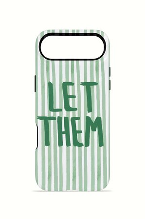 iPhone 17 Air Vorian Çift Katmanlı Kılıf Let Them Green