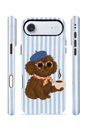 iPhone 17 Air Vorian Çift Katmanlı Kılıf Cafe Dog Riviera