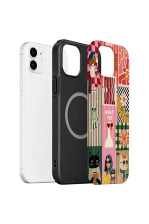 iPhone 12 Vorian Çift Katmanlı MagSafe Kılıf Dolce Vita Collage