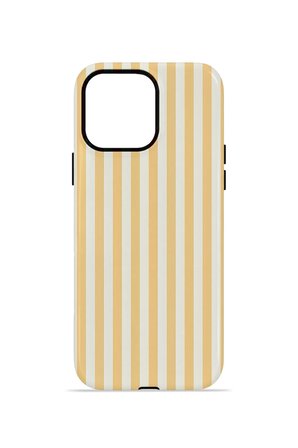 iPhone 14 Pro Max Vorian Çift Katmanlı MagSafe Kılıf Vanilla Pinstripe