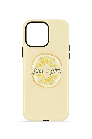 iPhone 14 Pro Max Vorian Çift Katmanlı MagSafe Kılıf Just A Girl Lemon
