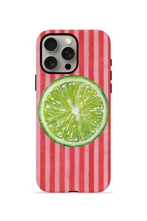iPhone 15 Pro Vorian Çift Katmanlı Kılıf Lime Slice Pop